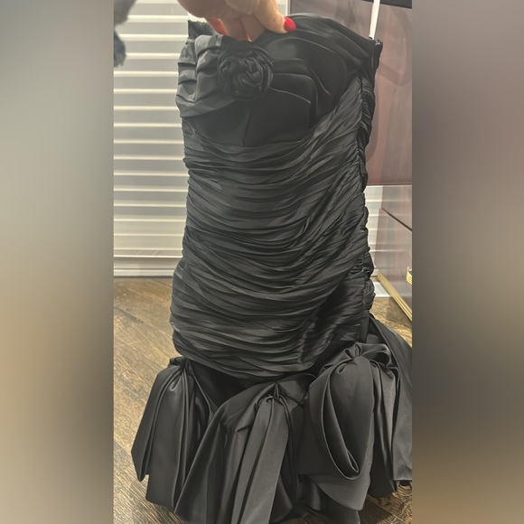 Ronny Kobo Black short ruffled dress - Picture 3 of 3